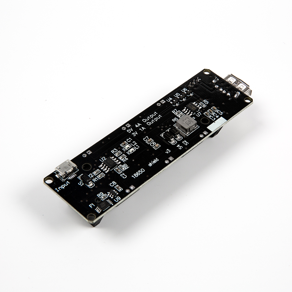 Модуль держателя для одного аккумулятора 18650 с защитой от перезаряда, 5в